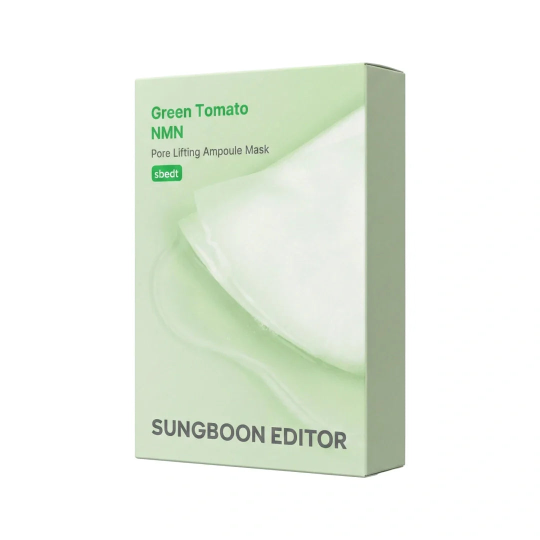 Sungboon Editor Green Tomato NMN Pore Lifting Ampoule Mask 1Box