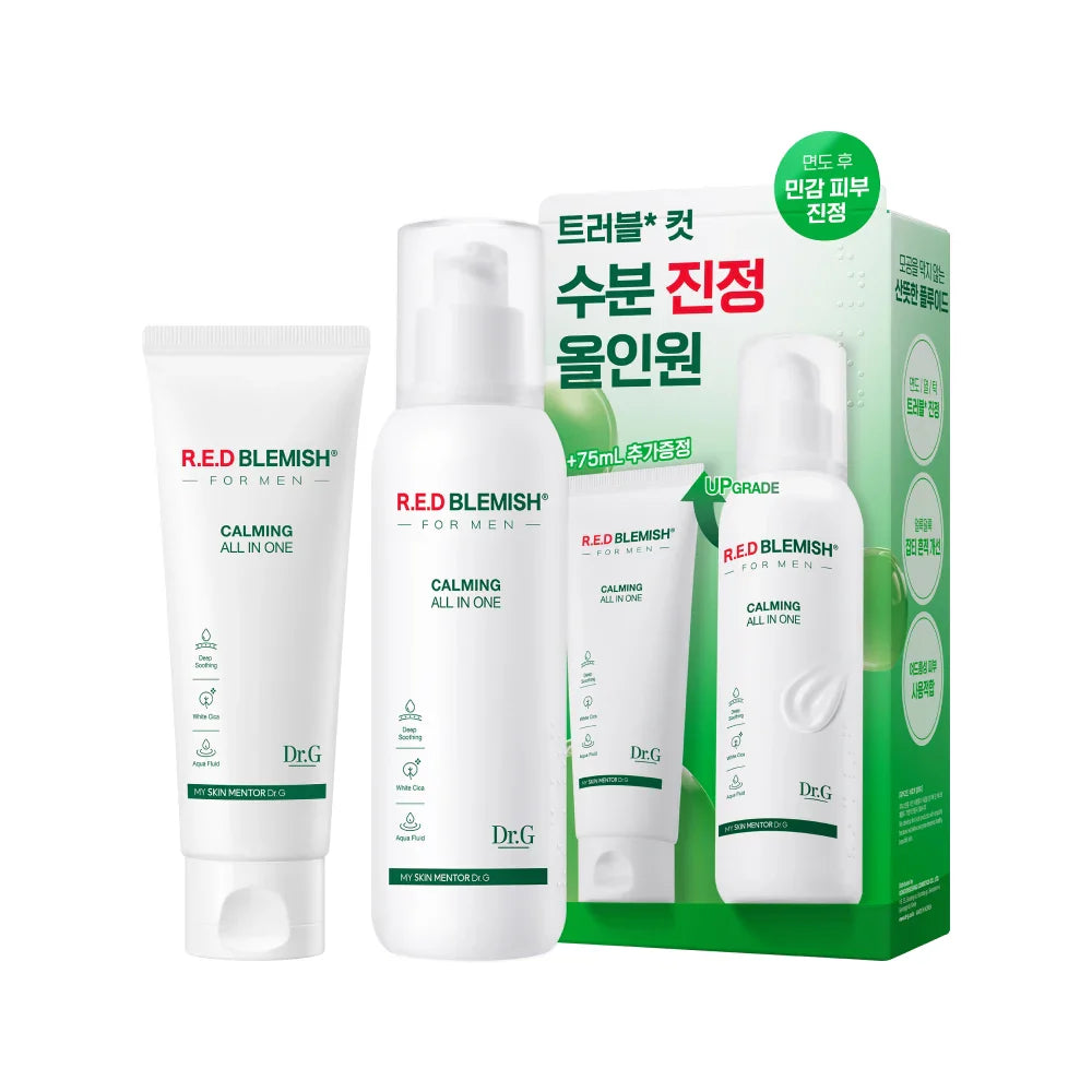 Dr.G R.E.D Blemish For Men Carming All In One Set 150+75