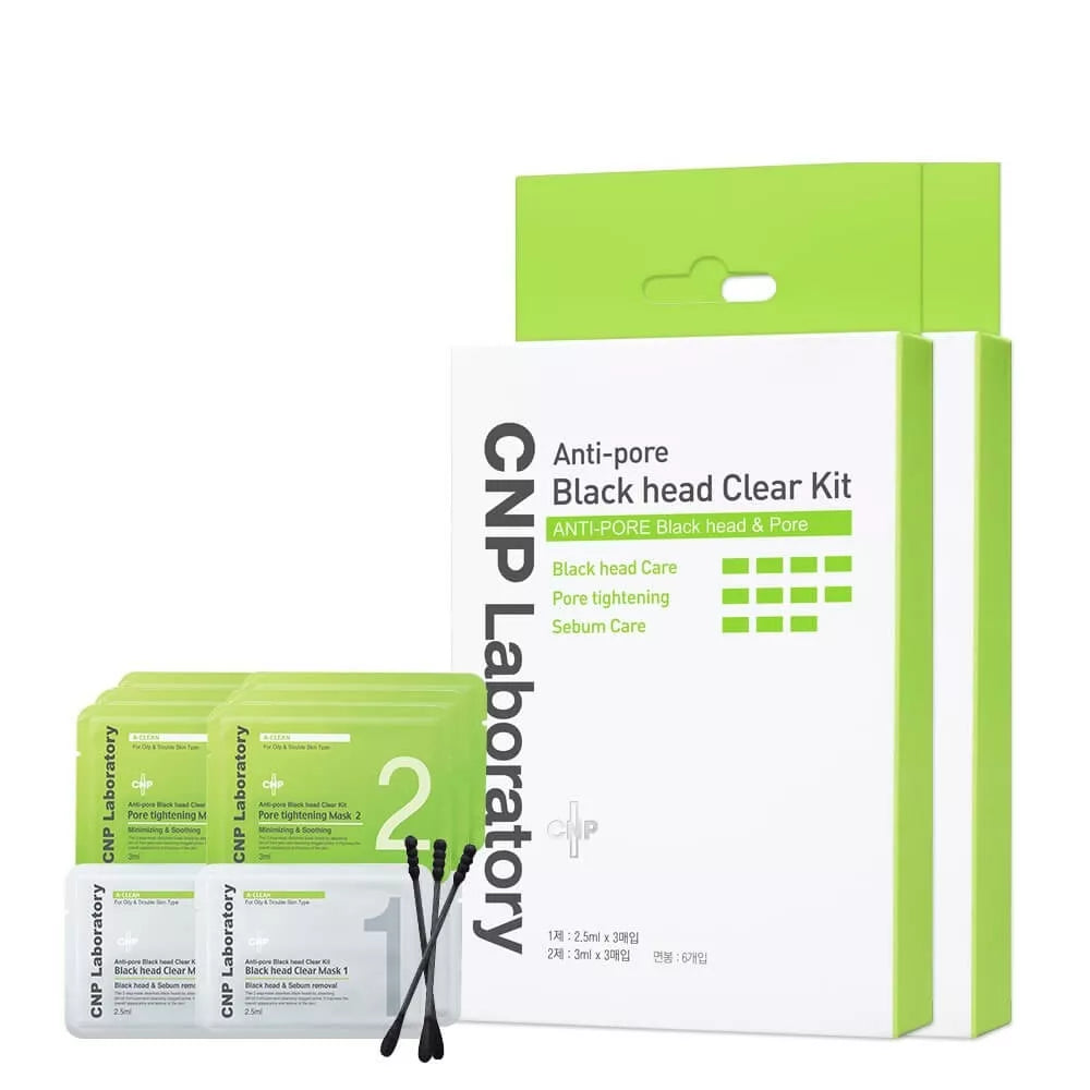 CNP Laboratory Anti-Pore Black Head Perfect Clear Kit 3 Times