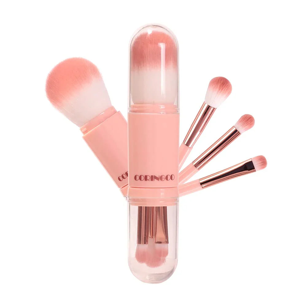 Coringco Cotton Canday Capsule Brush Set 4Pcs