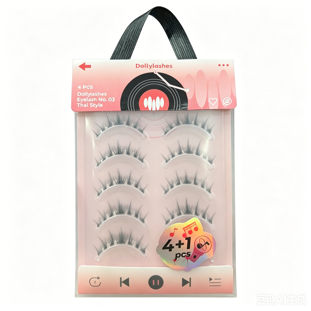 Dollylashes Eyelash No.03 Thai Style Four-Pair