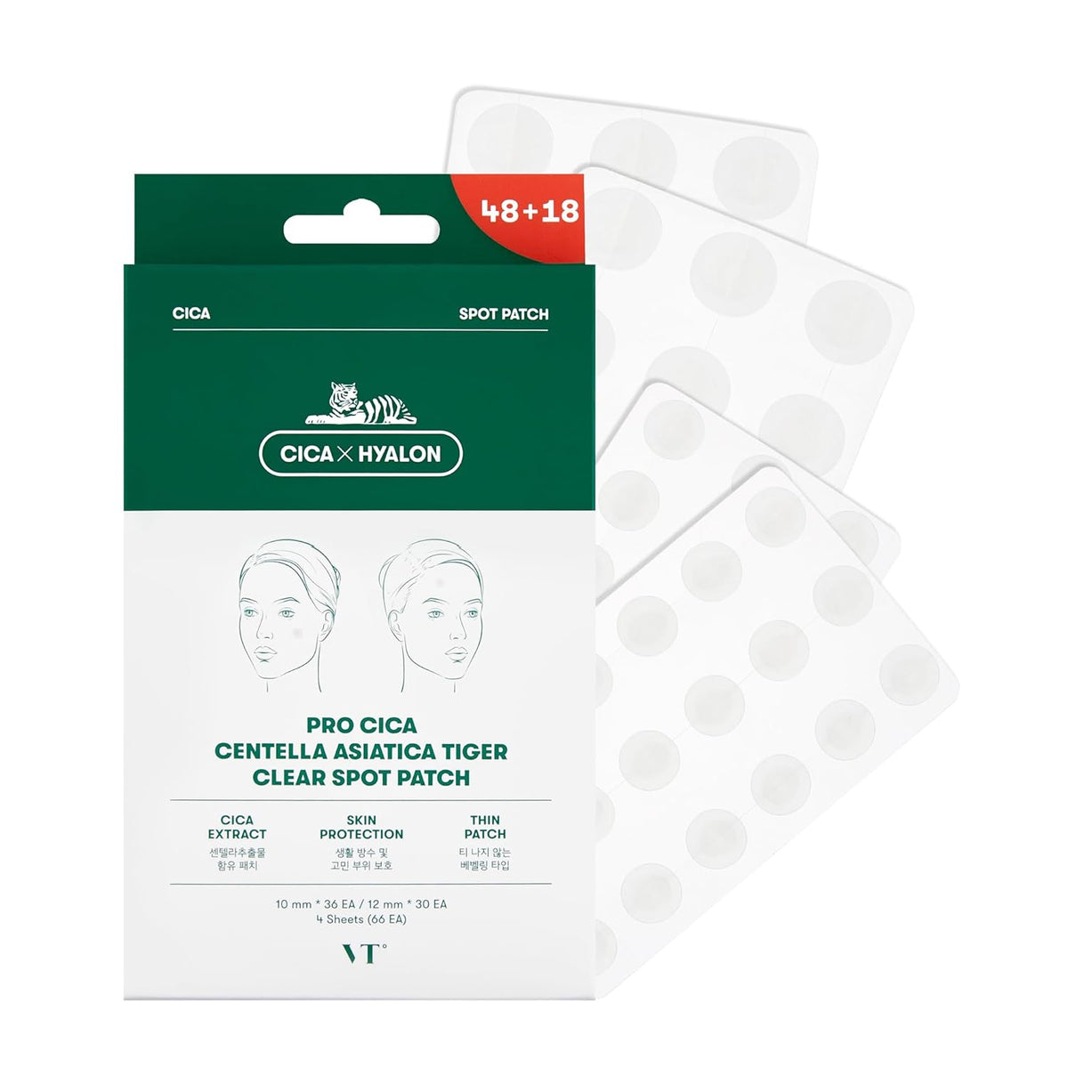 VT Cosmetics Pro Cica Centella Asiatica Tiger Clear Spot Patch