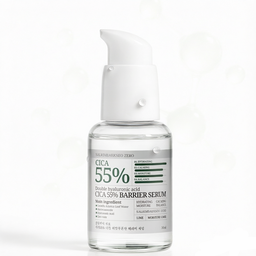 SALRIMBAEKSEO ZERO Double Hyaluronic Acid Cica 55% Barrier Serum 30ml