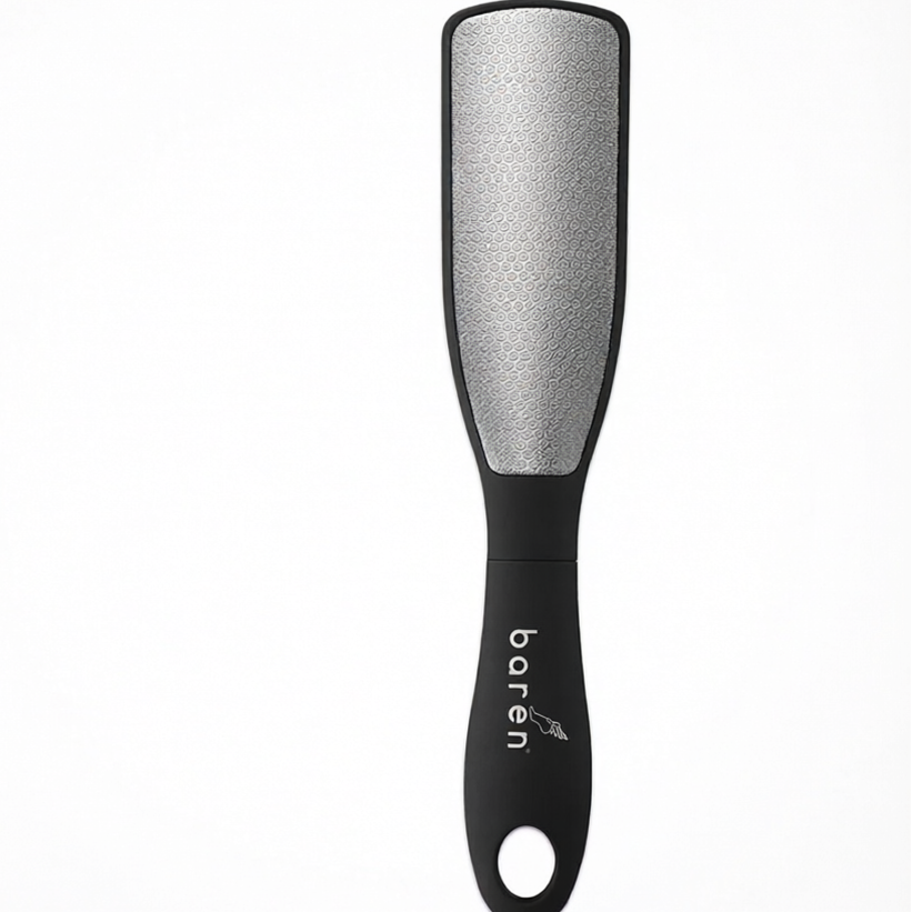 Baren Callus Remover Magic Professional Stainless Steel Double-Sided Foot File