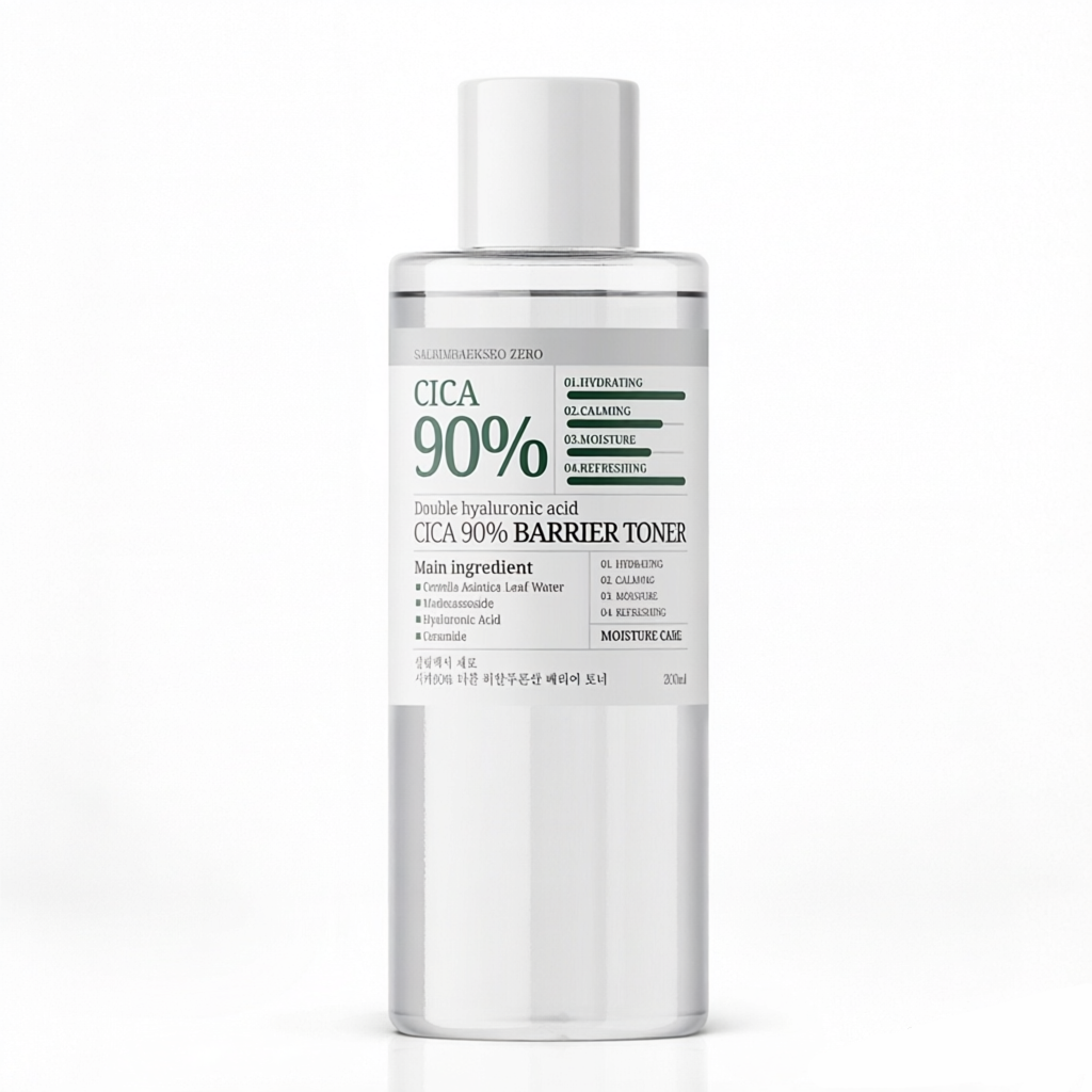 SALRIMBAEKSEO ZERO Double Hyaluronic Acid Cica 90% Barrier Toner 200ml